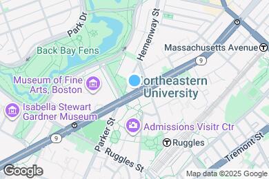 Map image of the property - 407 Huntington Ave
