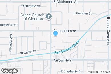 Map image of the property - 1620 S Glendora Ave