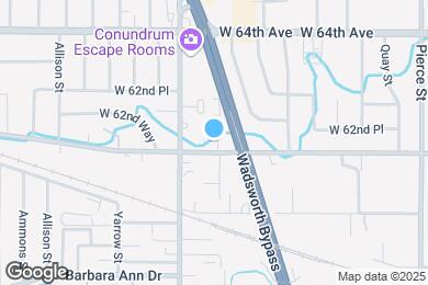 Map image of the property - 7525 W 62nd Ave Unit 10