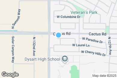 Map image of the property - 12110 N 130th Dr