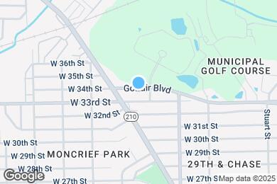 Map image of the property - 1422 Golfair Blvd