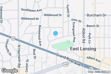 Map image of the property - 340 Oakhill Ave