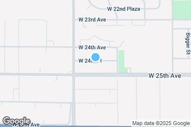 Map image of the property - 4411 W 24th Pl