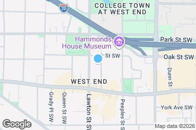 Map image of the property - 551 Culberson St SW