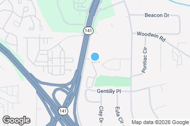 Map image of the property - 2615 Avery Park Cir