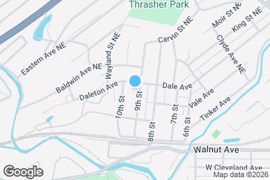 Map image of the property - 321 9th St