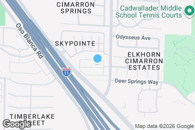 Map image of the property - 8024 Aztec Basin Ave