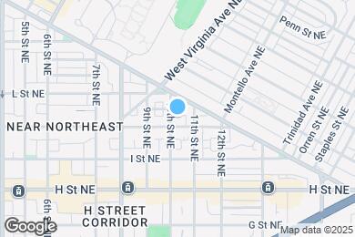 Map image of the property - 1006 K St NE