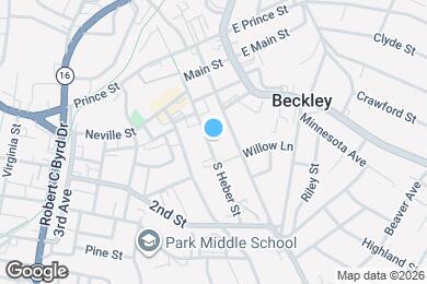 Map image of the property - 231 S Heber St