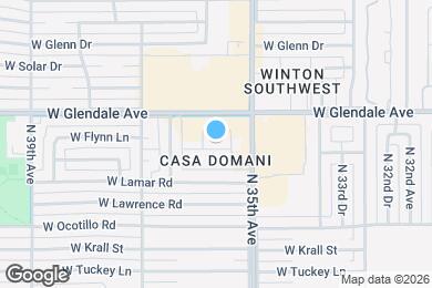 Map image of the property - 6818 N 35th Ave