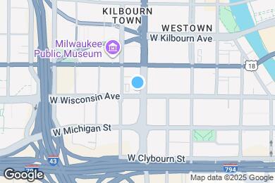 Map image of the property - 606 W Wisconsin Ave