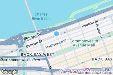 Map image of the property - 435 Beacon St