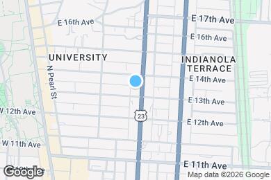 Map image of the property - 1709 Summit St