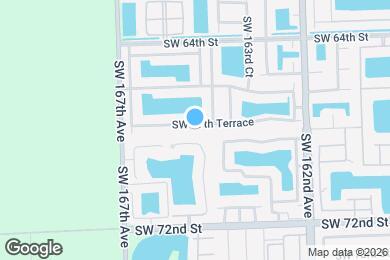 Map image of the property - 16436 SW 67th Terrace