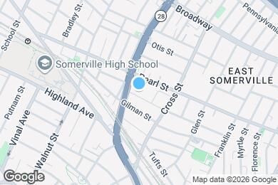 Map image of the property - 95 Flint St