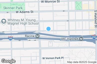 Map image of the property - 1125 W Van Buren St