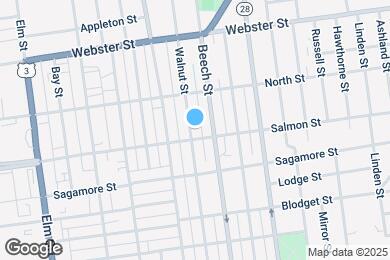 Map image of the property - 313 Walnut St