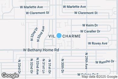 Map image of the property - 6035 N 31st Ave