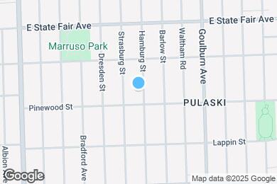 Map image of the property - Fully Renovated 3-Bedroom Home – Move-In Ready for You!