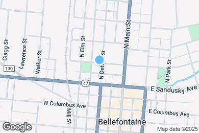 Map image of the property - 227 N Detroit St