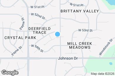 Map image of the property - 21506 W 53rd Terrace
