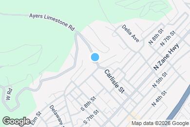 Map image of the property - 1009 Carlisle St