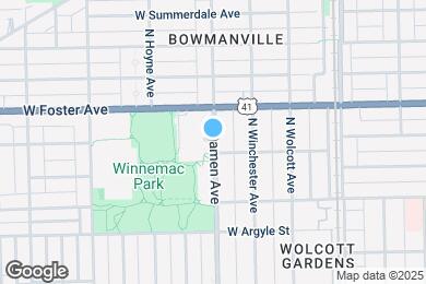 Map image of the property - 5105 N Damen Ave