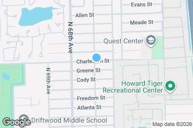 Map image of the property - 6670 Charleston St