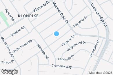 Map image of the property - 3113 Pomeroy Dr