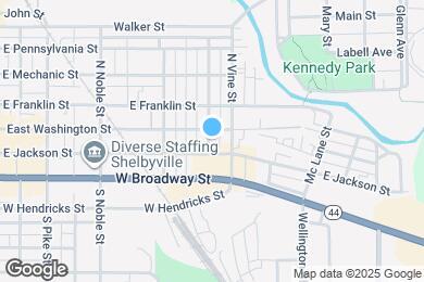 Map image of the property - 403 E Washington St