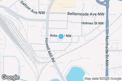 Map image of the property - 787 Berkeley Ave NW