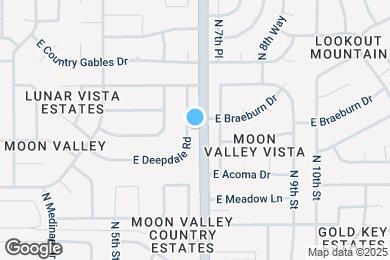 Map image of the property - 533 E Deepdale Rd
