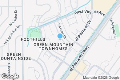 Map image of the property - 621 S Xenon Ct