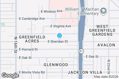Map image of the property - 1844 E Sheridan St