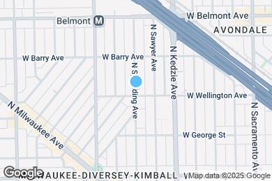 Map image of the property - 3007 N Spaulding Ave
