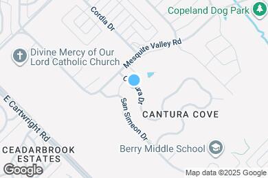 Map image of the property - 2021 Cantura Dr