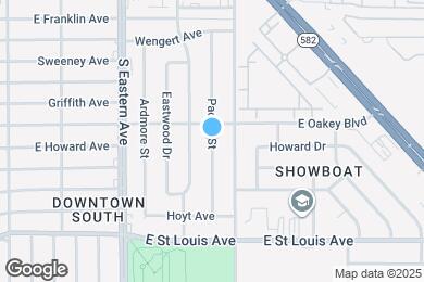 Map image of the property - 3139 E Sahara Ave