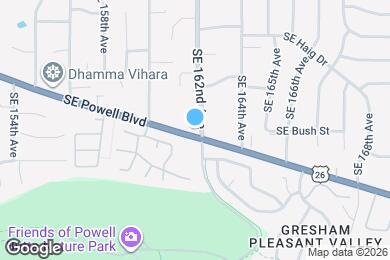 Map image of the property - 16131 SE Powell Blvd