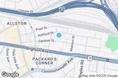 Map image of the property - 80 Gardner St