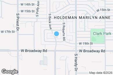 Map image of the property - 1023 W 18th St