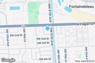 Map image of the property - 9707 SW 1st Terrace
