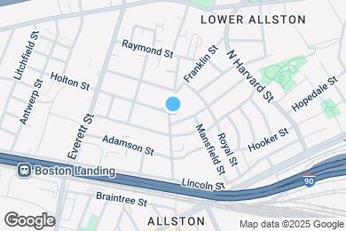Map image of the property - 97 Franklin St