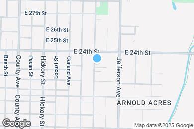 Map image of the property - 1102 E 23rd St