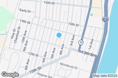 Map image of the property - 1324 5th Ave