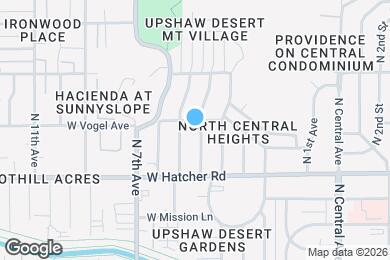 Map image of the property - 9444 N 4th Ave
