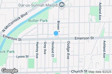 Map image of the property - 2005 Emerson St
