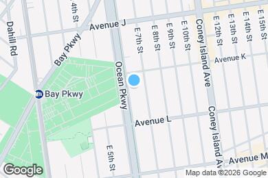 Map image of the property - 1119 Ocean Pkwy