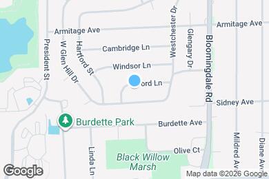 Map image of the property - 105 Oxford Ln