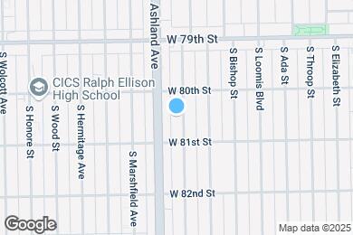 Map image of the property - 8030 S Justine St
