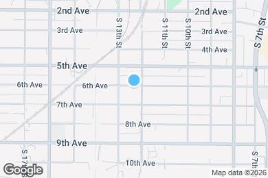Map image of the property - 1211 6th Ave